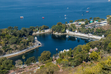 Various views of the City 
palace, Udaipur