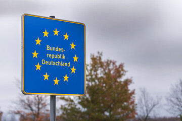 Schild Bundesrepublik Deutschland