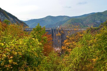 hydroelectric power plant on the Vacha river in Bulgaria