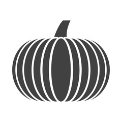 Pumpkins glyph icon isolated on white background. Element for your design works. Symbol of Halloween and Thanksgiving Day. Vector illustration.