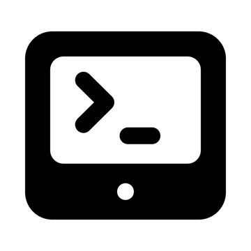 
Editable Design Of Command Prompt Icon
