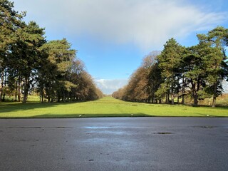 Tatton Park in Cheshire in the Autumn Sunshine