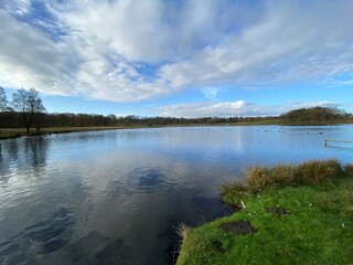 Tatton Park in Cheshire in the Autumn Sunshine