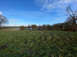 Tatton Park in Cheshire in the Autumn Sunshine