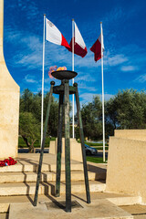The War Memorial in Floriana, Malta, dedicated to those killed in the the two world wars.