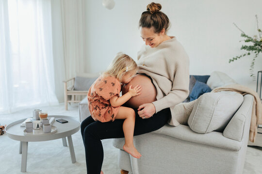 Mother and daughter together, Sweden