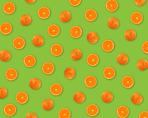 orange pattern wallpaper fruit background