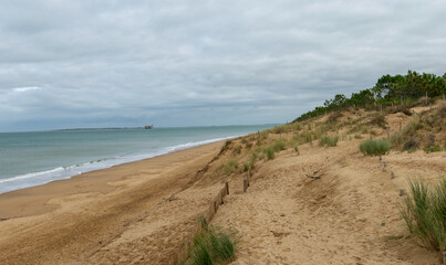 Fototapeta na wymiar boyard dune plage