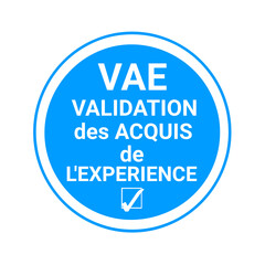 Symbole VAE, validation des acquis de l'expérience