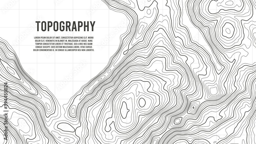 Poster vector contour topographic map background. topography and geography map grid abstract backdrop. busi