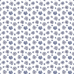 Еlegant  floral seamless pattern fo fabric, dress, skirt, blouse and other women's clothing. Print for bedlinen, patchwork