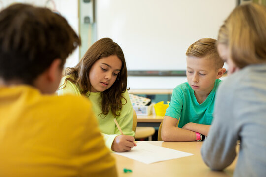 Children in classroom, Sweden