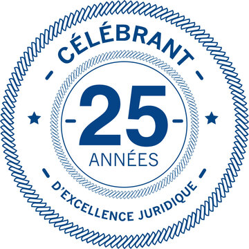 25 Years Legal Excellence French