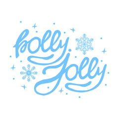 Inscription isolated on white background. 