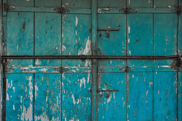 old wooden door