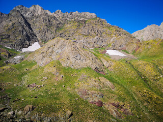 landscape with mountains