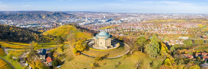 Stuttgart Grabkapelle Grabkapelle Württemberg Rotenberg Weinberg Luftaufnahme Reise in Deutschland © Markus Mainka