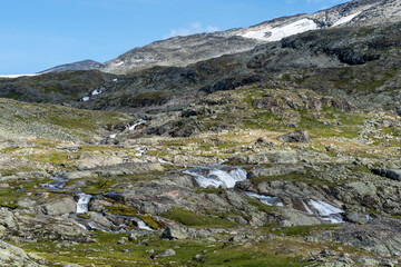 Fototapeta na wymiar Luster, Norway - augustus 2019