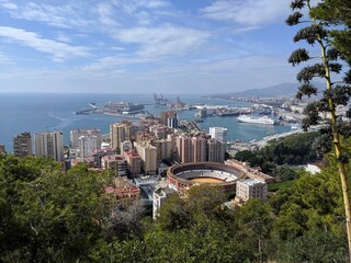 view of the city from the sea