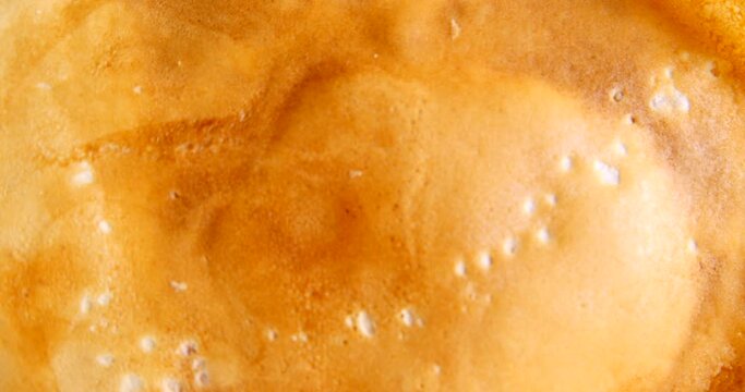 pancakes pastries on a plate appetizing and delicious look