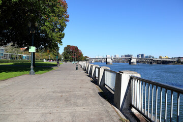 Obraz premium Portland, Oregon: Tom McCall Waterfront Park