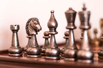 chess pieces on a chessboard