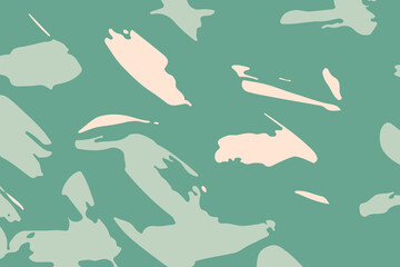 Colorful paint brush strokes. Pattern with spots and blobs of paint or ink. Vector hand drawn textures. Abstract background. Vector eps illustration.