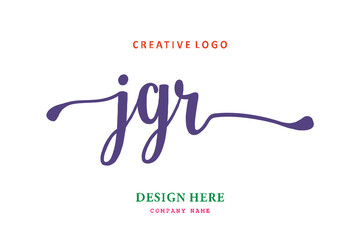 JGR lettering logo is simple, easy to understand and authoritative