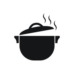 Rice cooker icon isolated on white background