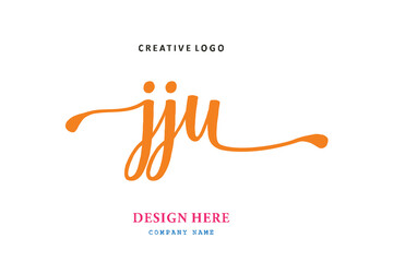 JJU lettering logo is simple, easy to understand and authoritative