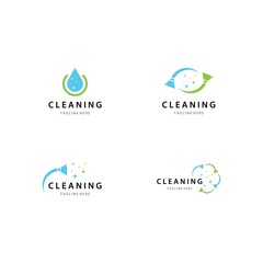 Cleaning logo template