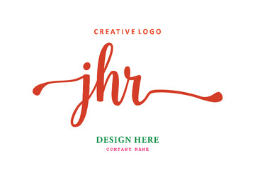 JHR lettering logo is simple, easy to understand and authoritative