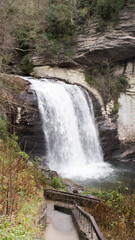 Fototapeta na wymiar Looking Glass Falls in Pisgah National Forest