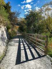 Fototapeta premium Tucker Beach Trail, Queenstown Area, New Zealand