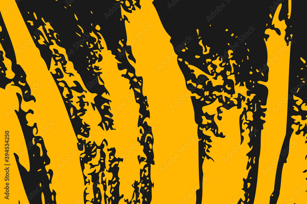 Poster colorful paint brush strokes. pattern with spots and blobs of paint or ink. vector hand drawn textur