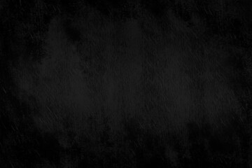 Concrete wall black color for background. Old grunge textures with scratches and cracks. Black painted cement wall texture.