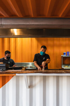 mexican cooks doing