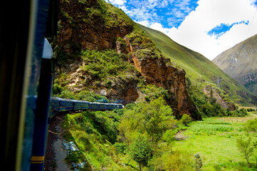 Train in Urubamba Valley - Peru