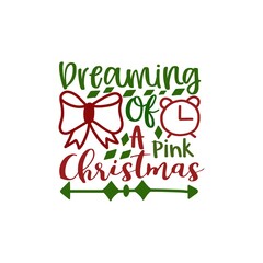 Obraz premium Dreaming Of A Pink Christmas