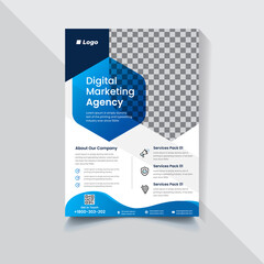Creative Business Flyer design template 
