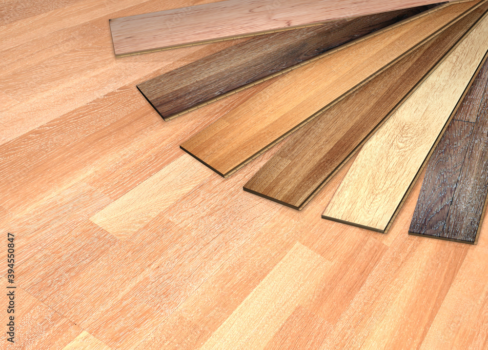 Canvas Prints new planks of parquet