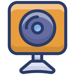 Webcam Flat Vector