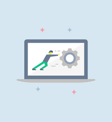 Web Management Vector 