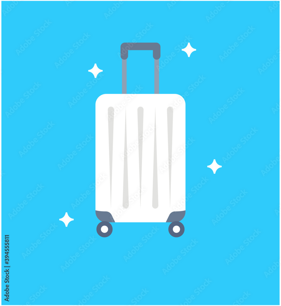 Canvas Prints Luggage Bag vector 