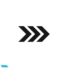 Icon vector graphic of arrow, good for template