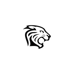 tiger logo design vector graphic idea creative template