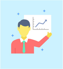 Employee Efficiency Vector 