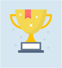 Winner Trophy Vector 