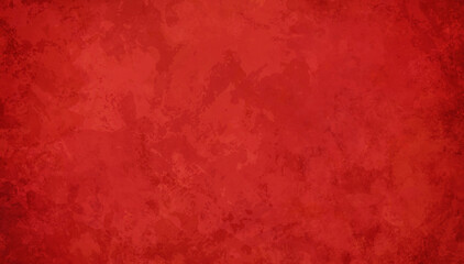Red Christmas background with old texture, red painted vintage grunge and marbled painting, elegant textured paper