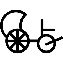 
Cycle Line Vector Icon
